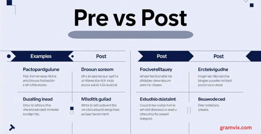 Pre vs Post: Which Prefix to Use?