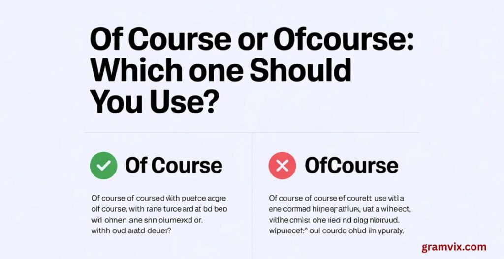 Of Course or Ofcourse: Which One Should You Use?