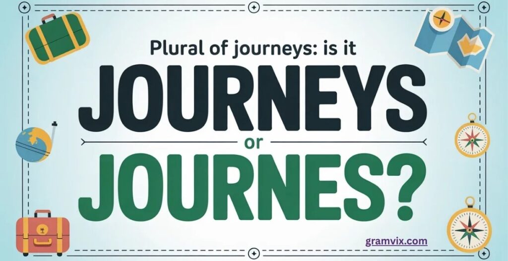 Plural of Journey: Is It Journeys or Journies?