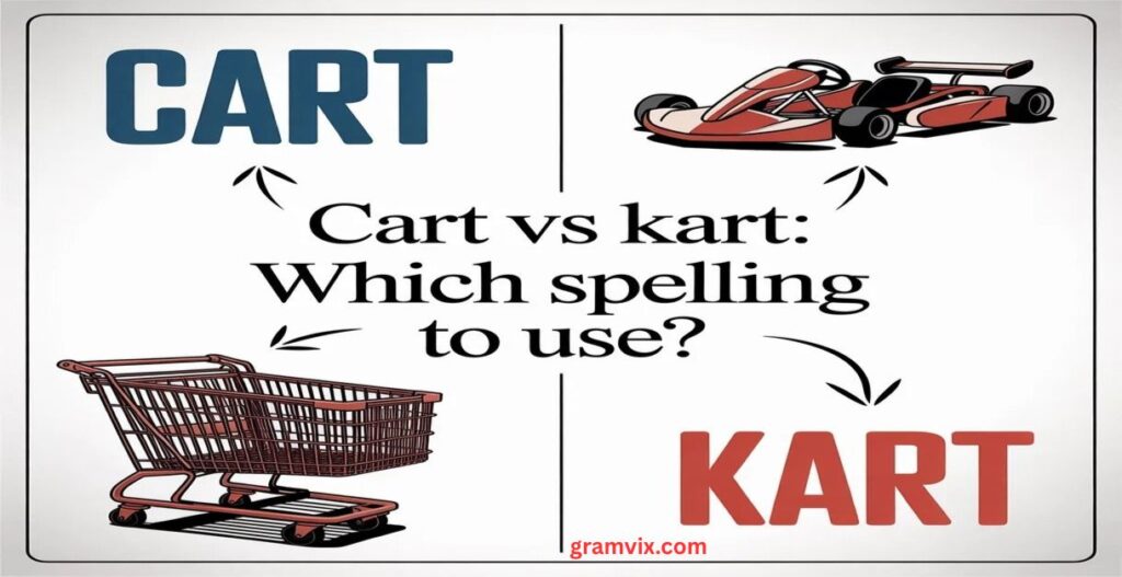 Cart vs Kart: Which Spelling Should You Use in English?