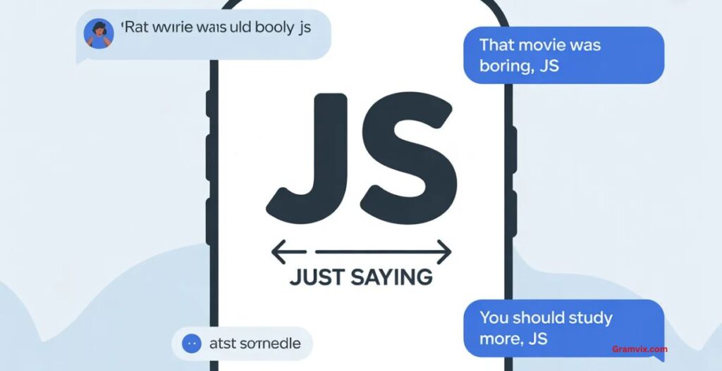 JS Meaning in Text