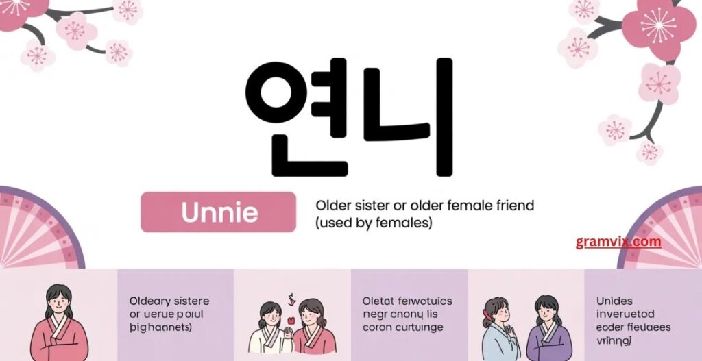 Who Can Use the Word “Unnie”?