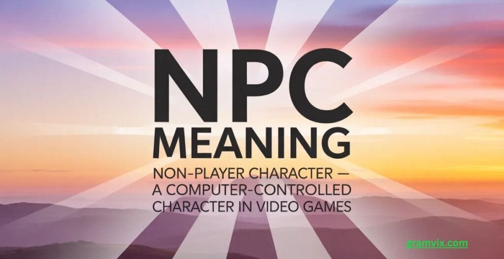 What Does NPC Mean?