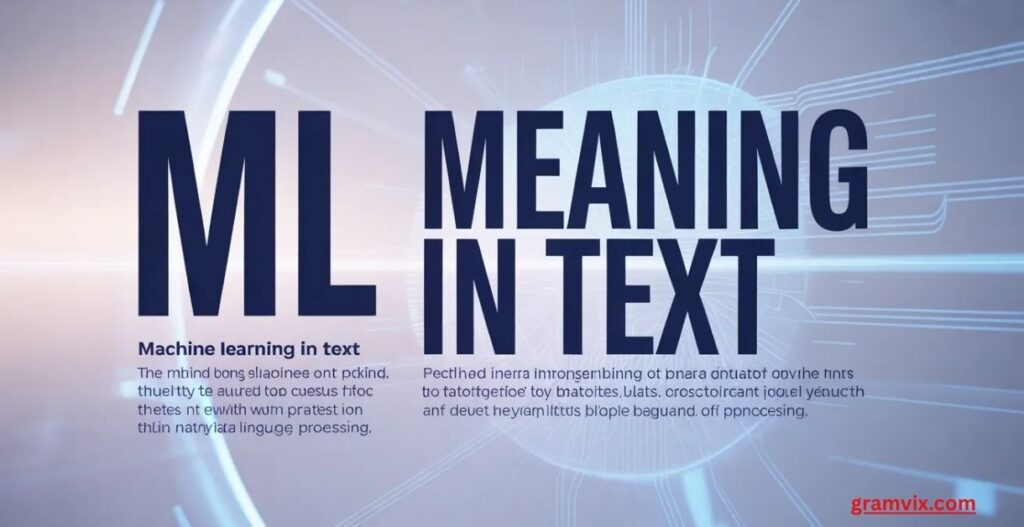 ML” Means in Any Message