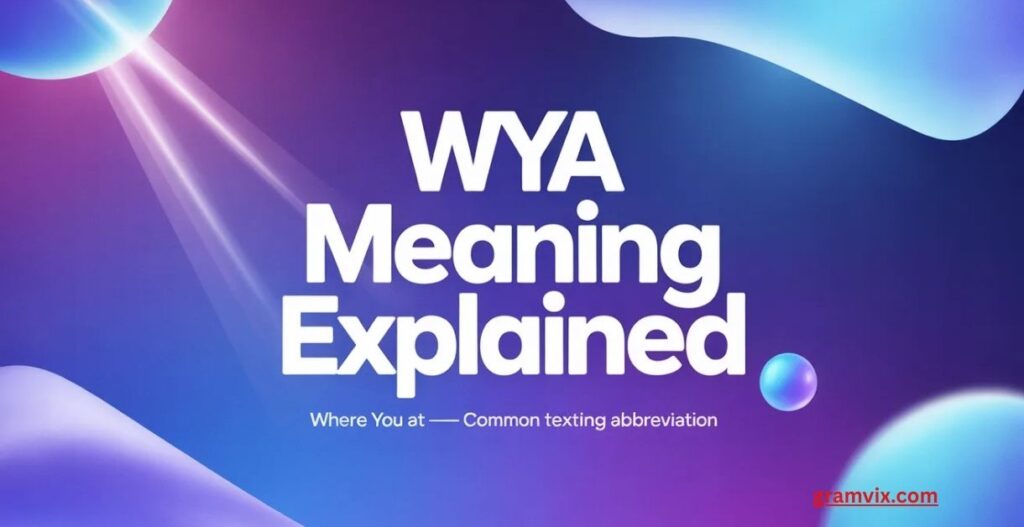 What Does WYA Mean in Texting?