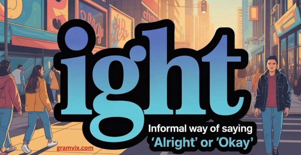 Ight” Meaning in Text