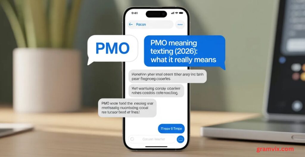 What Does PMO Mean in Text?