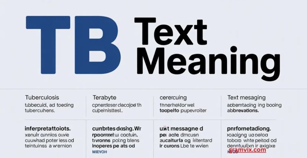 TB Mean in Text Messages