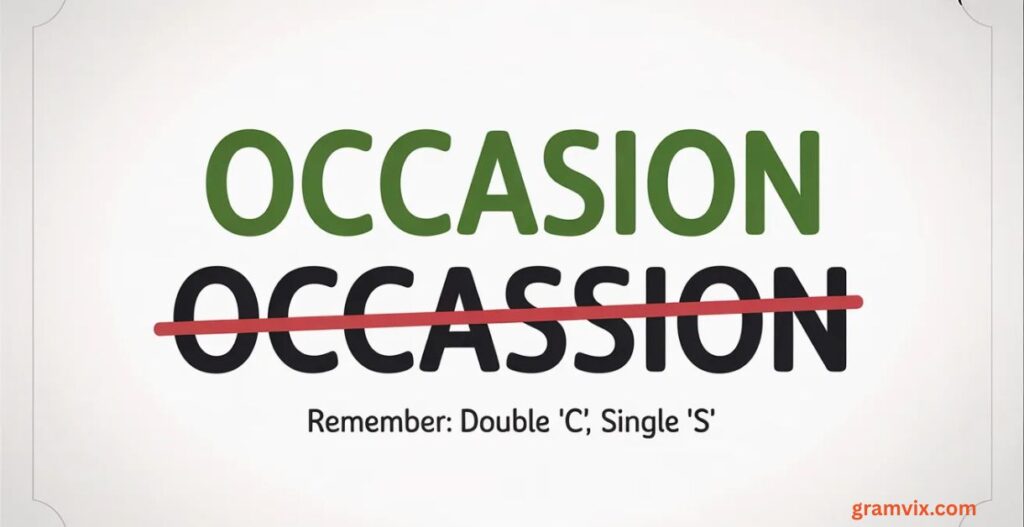 Occasion or Ocassion?