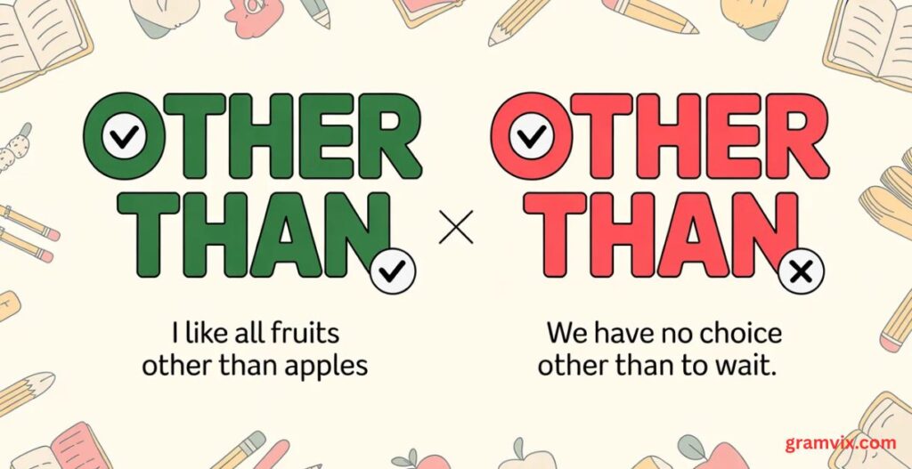 Why People Confuse Other Than and Other Then