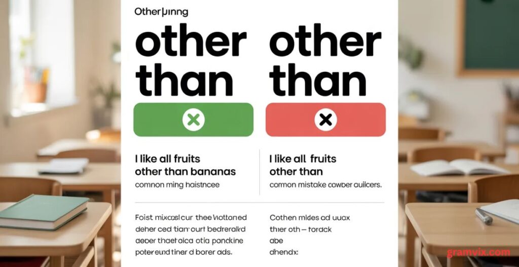 Other Than or Other