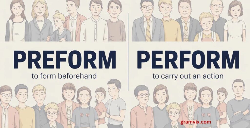 Preform Vs Perform