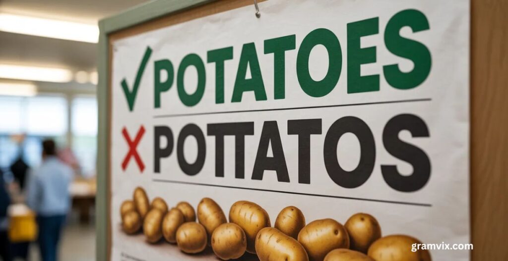 Is It Potatos or Potatoes?