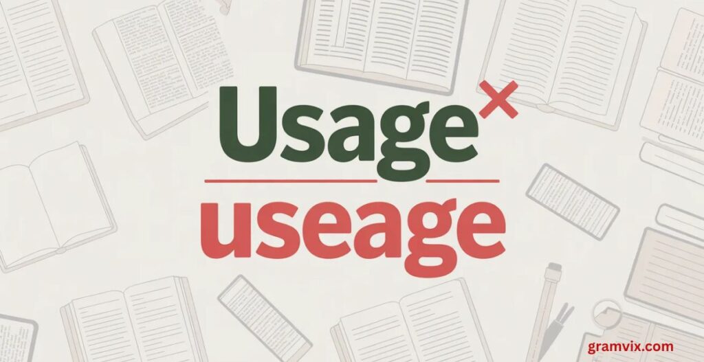 Usage or Useage