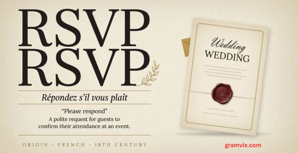 RSVP Meaning