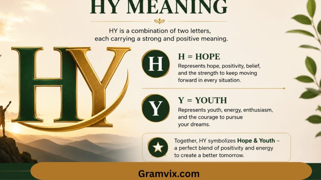HY meaning in text