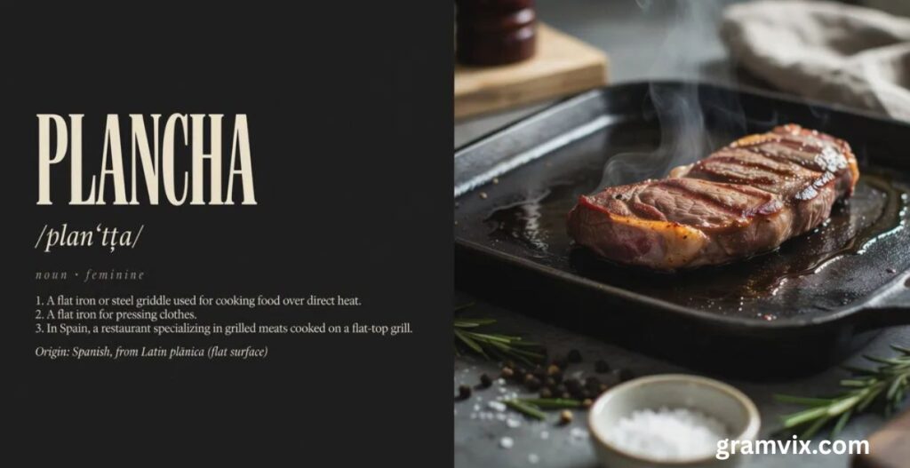 plancha meaning
